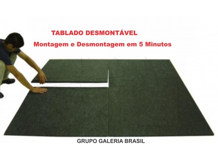 TABLADO DESMONTÁVEL PARA EVENTOS E PROMOÇÕES 